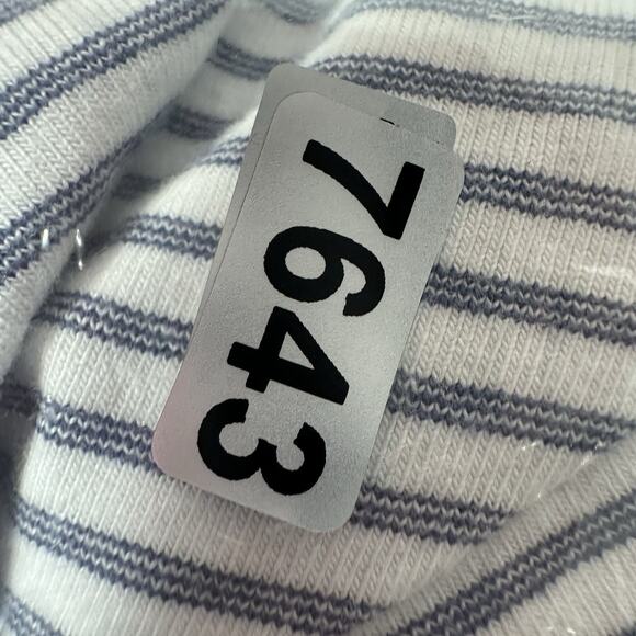 RVCA Dress Womens Medium Blue Fade Out Striped Preppy Coastal - Picture 11 of 11